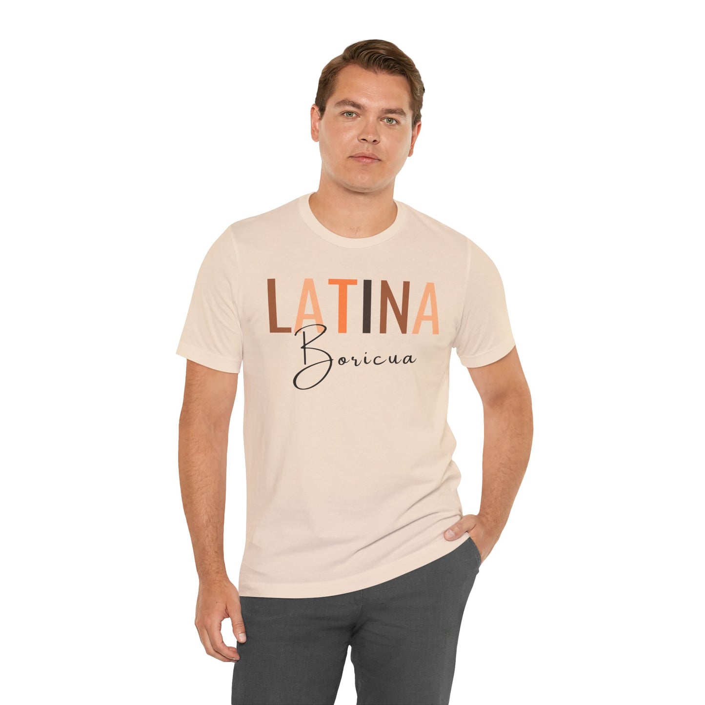 Latina Boricua, Shirt with Black Font