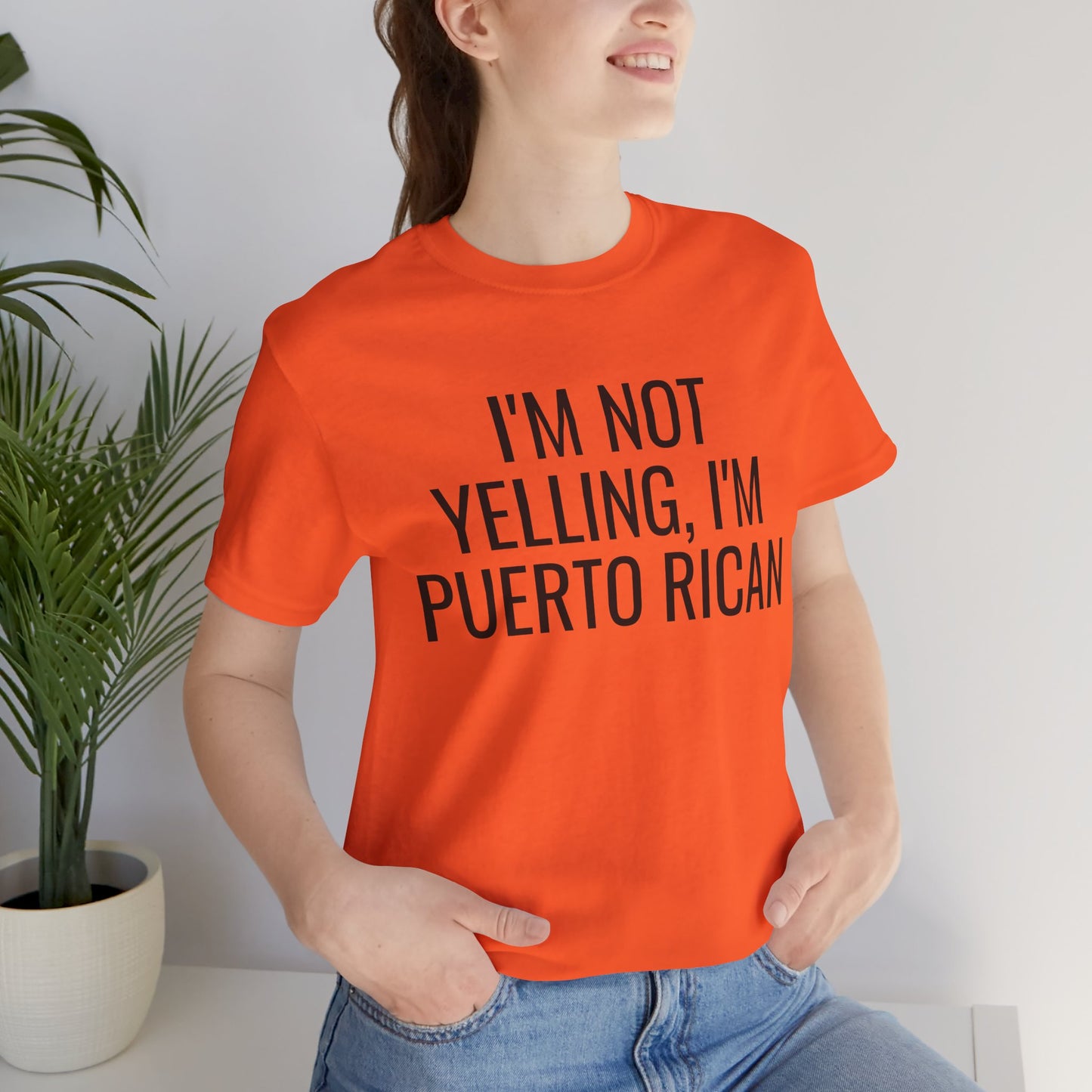 I’m Not Yelling I’m Puerto Rican Shirt | Funny Boricua Pride Graphic Tee
