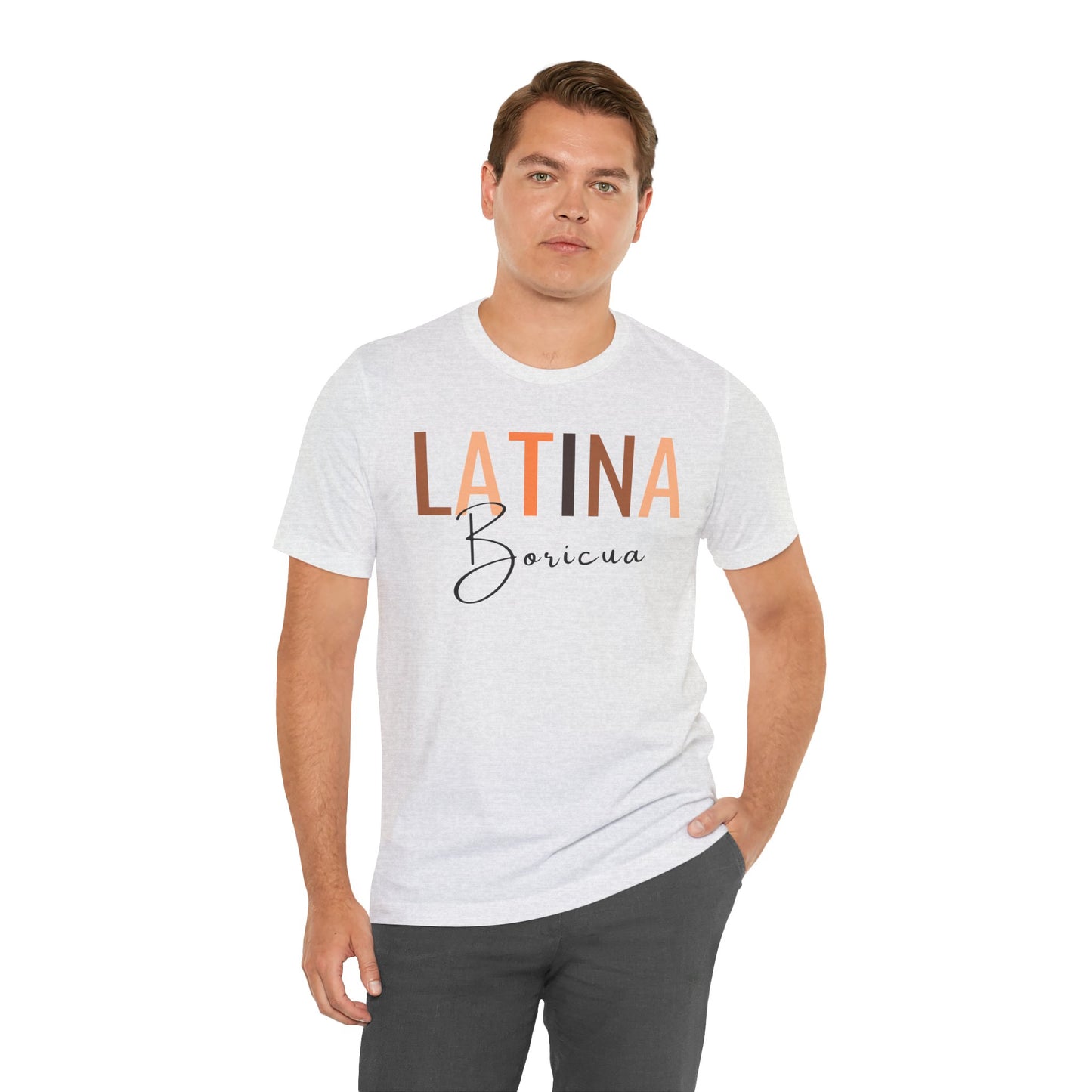 Latina Boricua, Shirt with Black Font