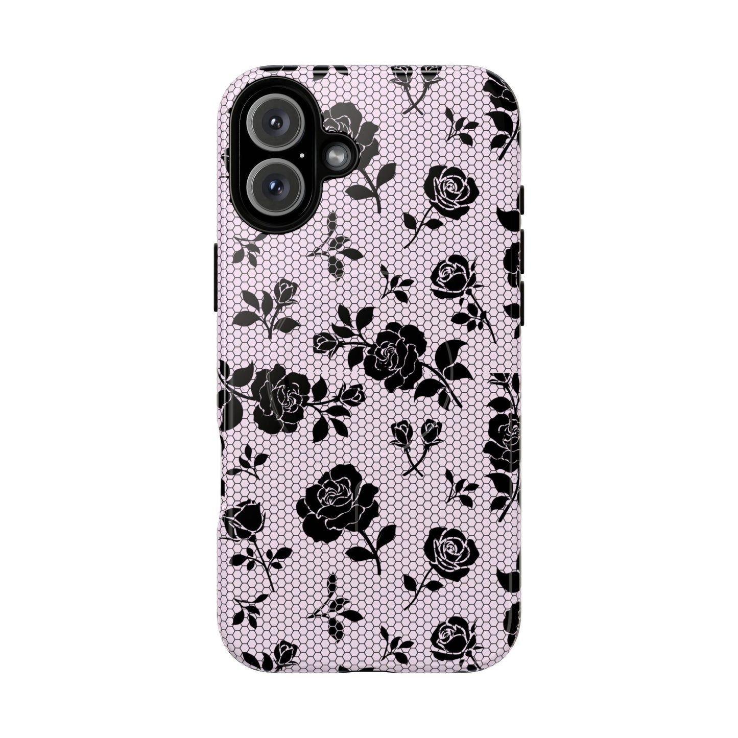 Blush Lace Bloom MagSafe Phone Case