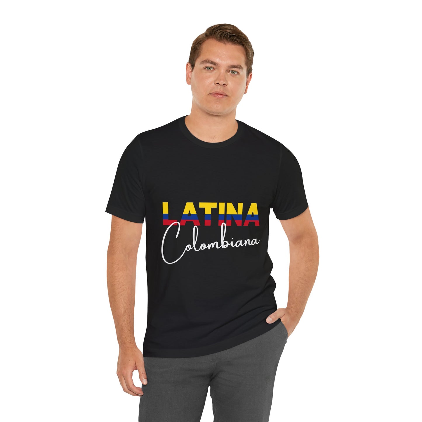 Latina Colombiana, Shirt - Colombian Latina Pride Graphic Tee for Women