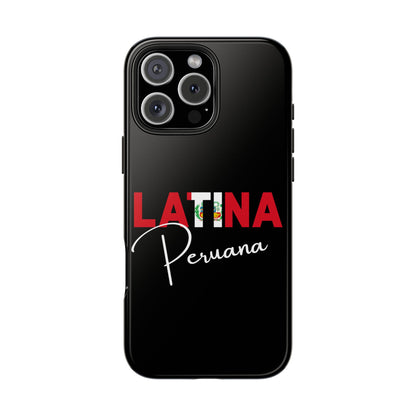 Latina Peruana Tough iPhone Case | Peru Latina Pride Protective Cover