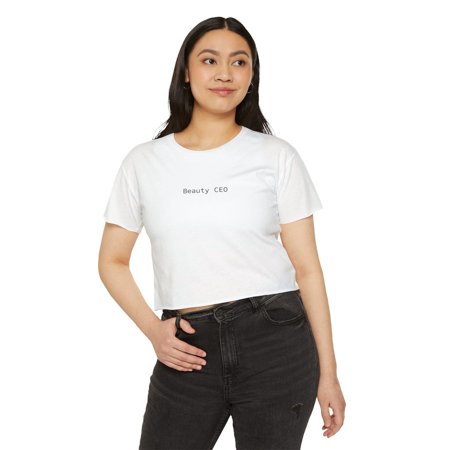 Beauty CEO™ Cropped Tee | Esthetician Boss Girl Festival Top