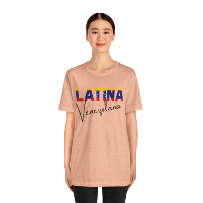 Latina Venezolana, Shirt – Venezuela Latina Pride Graphic Tee for Women
