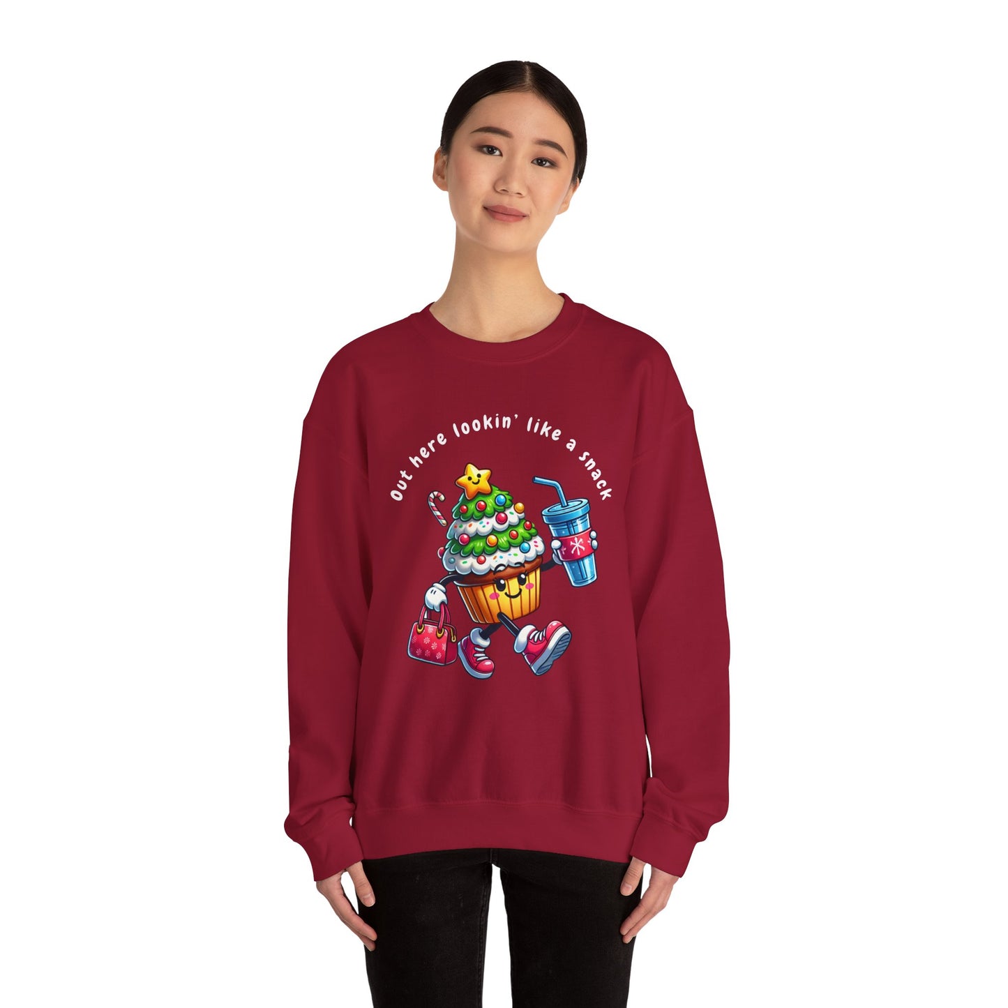 "Out Here Looking Like a Snack" Ugly Christmas Sweater