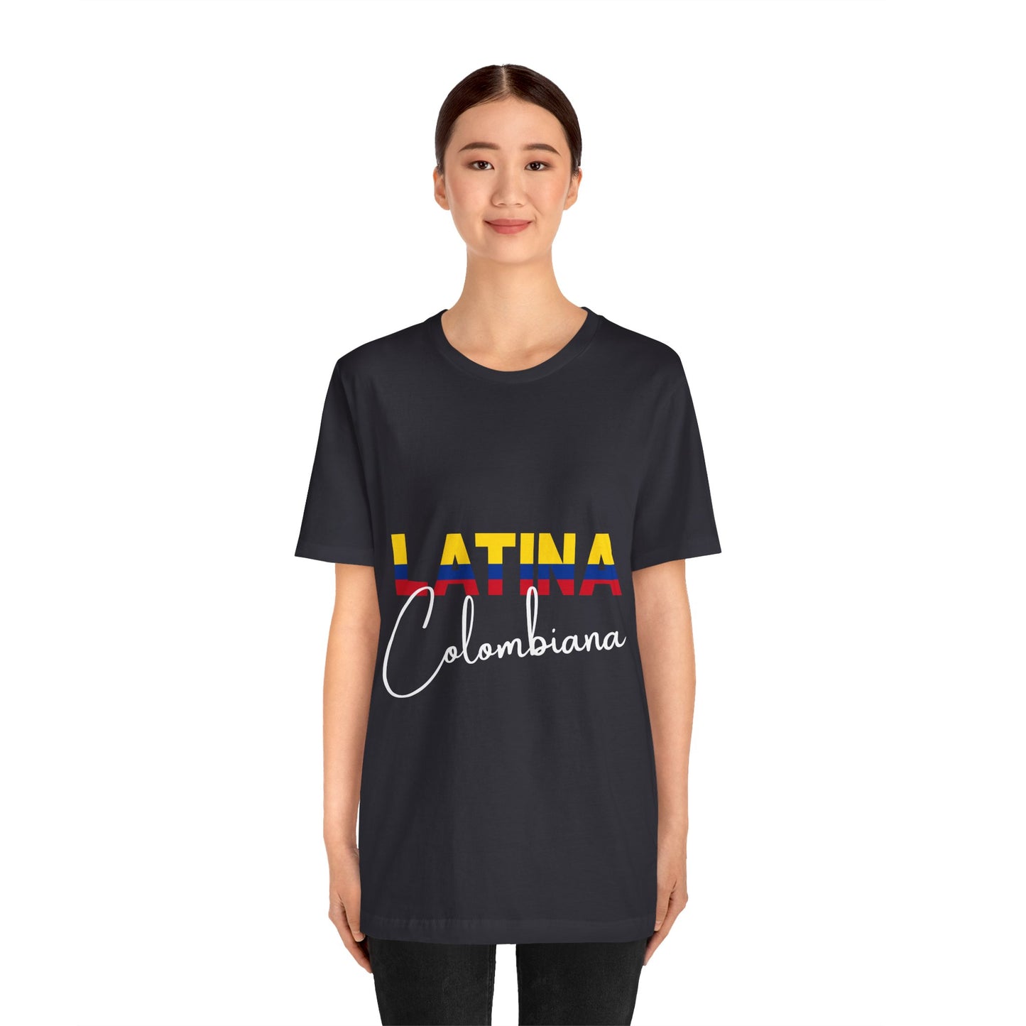 Latina Colombiana, Shirt - Colombian Latina Pride Graphic Tee for Women