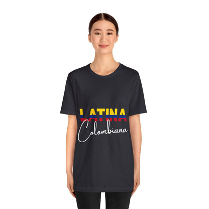 Latina Colombiana, Shirt - Colombian Latina Pride Graphic Tee for Women