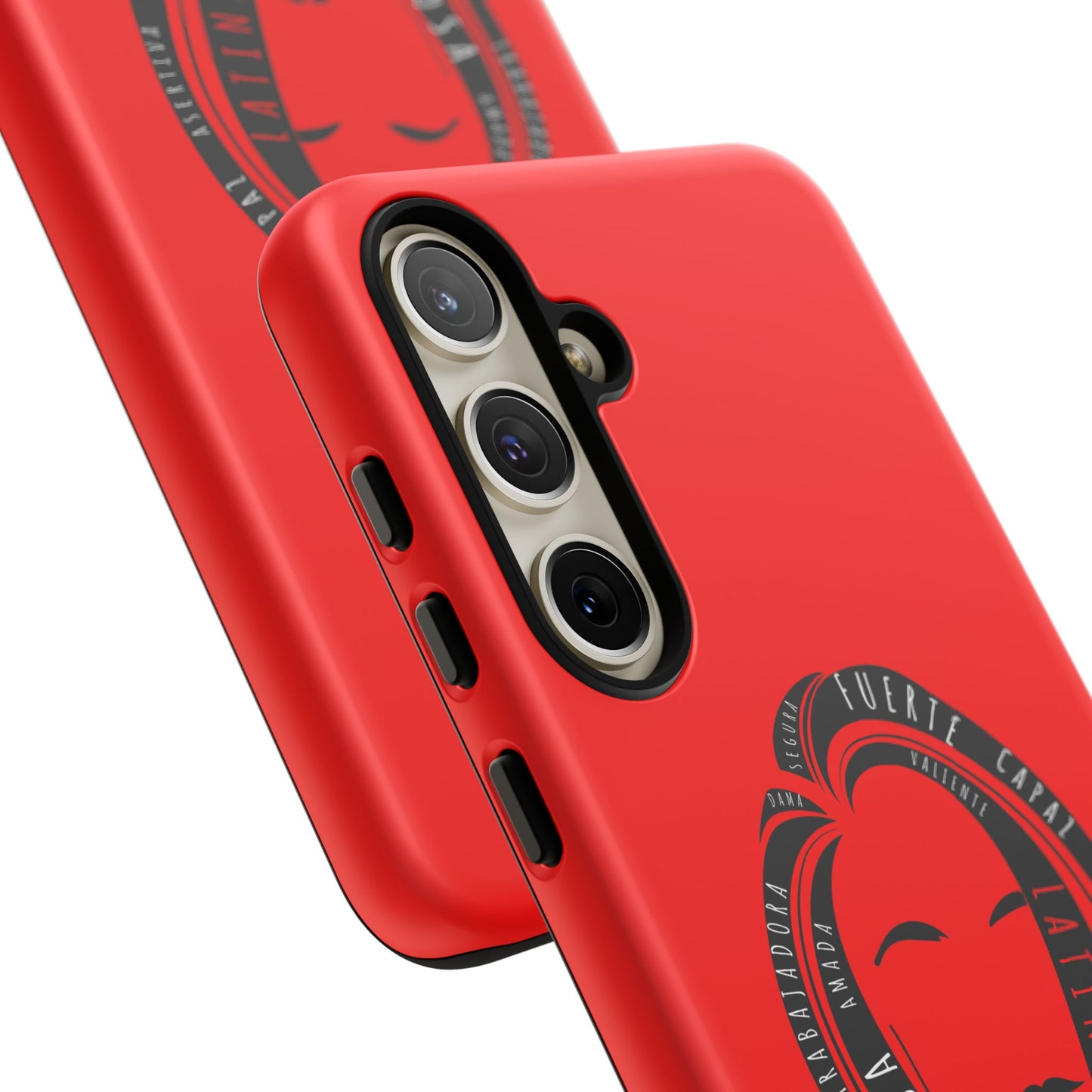 Red Fuerza Latina Tough Phone Case | Latina Empowerment Protective Cover