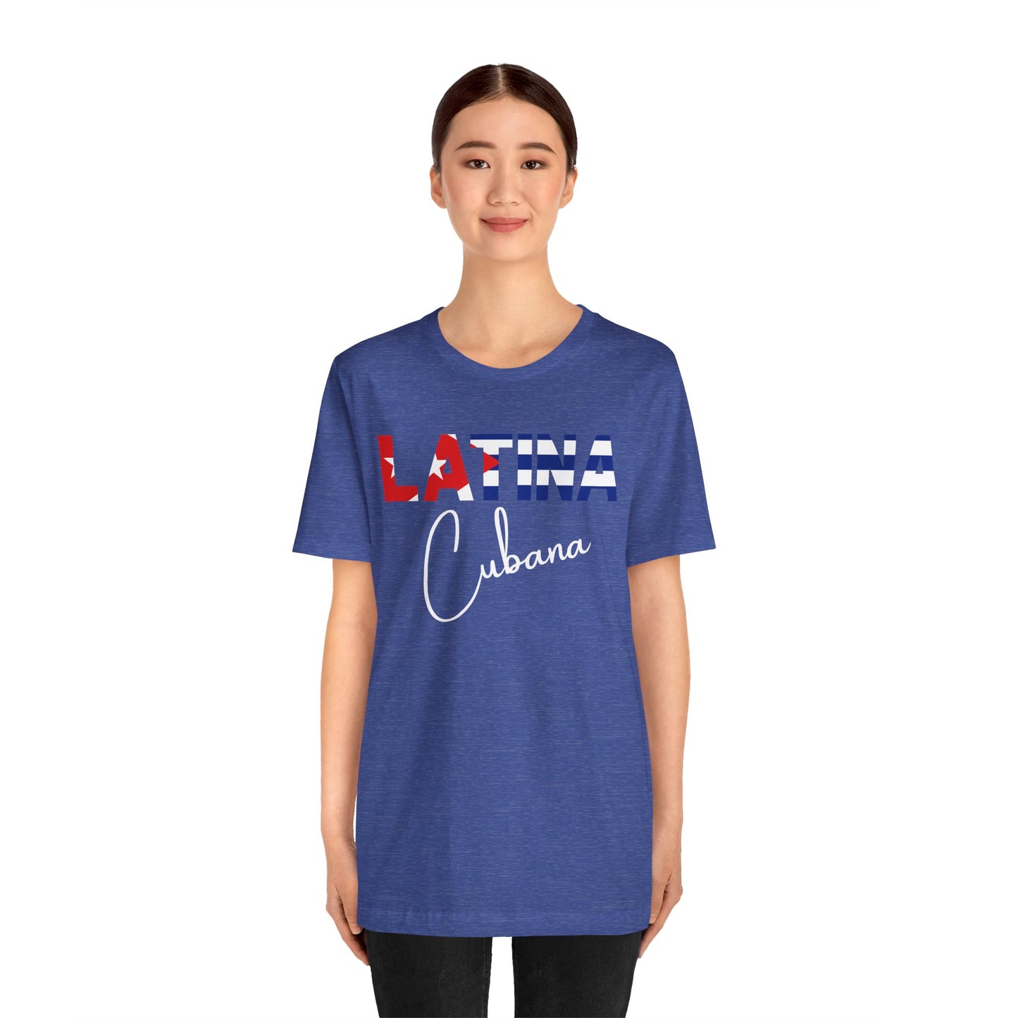 Latina Cubana Shirt | Cuba Latina Pride Graphic Tee for Women