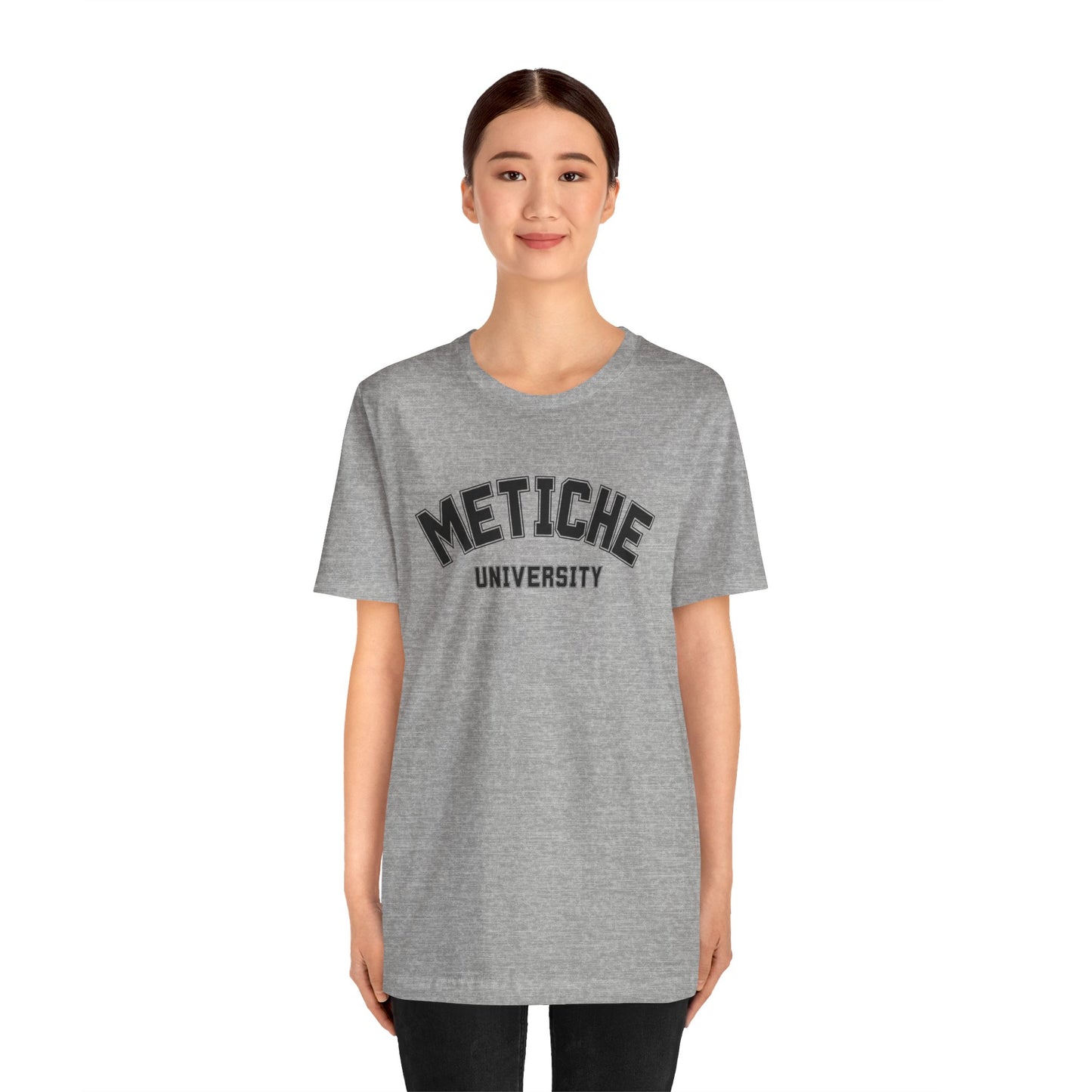 Metiche University Shirt | Funny Latina Graphic Tee