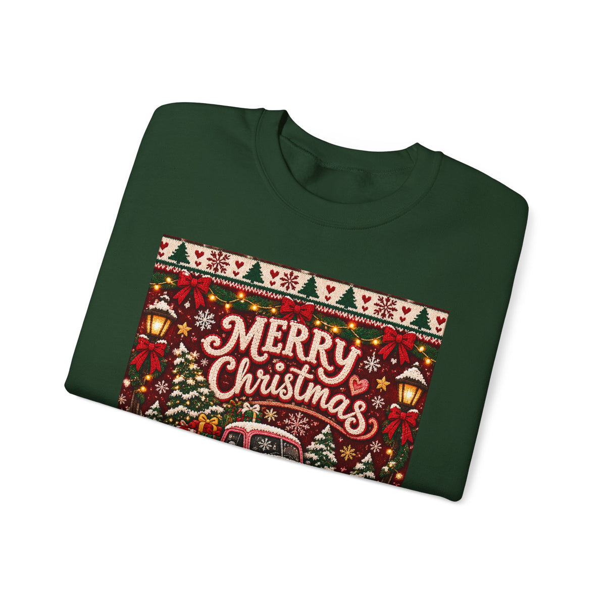 Merry Christmas Vintage Christmas Truck Sweatshirt