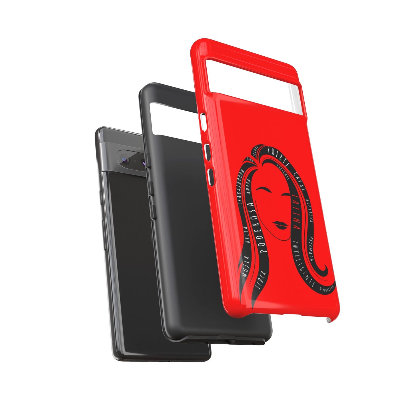 Red Fuerza Latina Tough Phone Case | Latina Empowerment Protective Cover