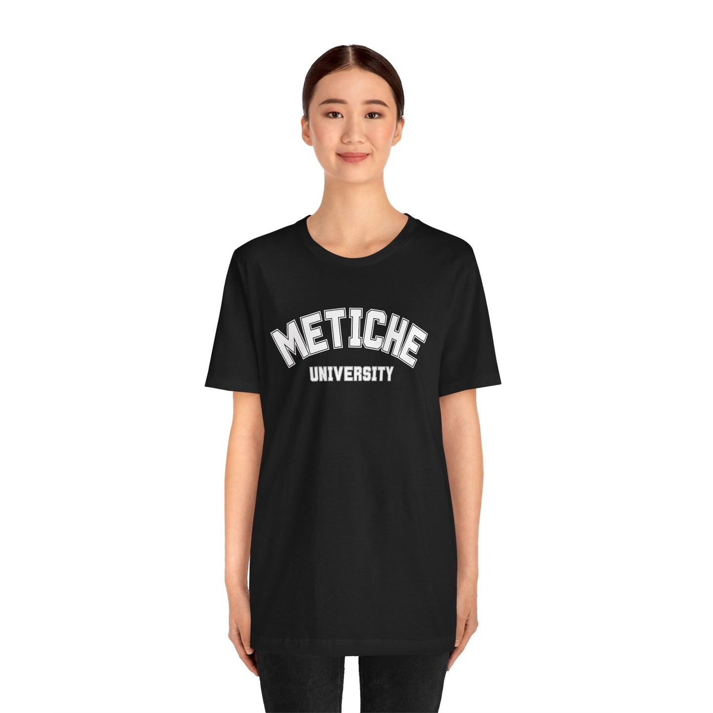 Metiche University Shirt | Funny Latina Graphic Tee