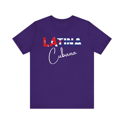 Latina Cubana Shirt | Cuba Latina Pride Graphic Tee for Women