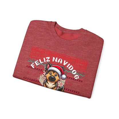 Copy of Feliz Navidog Ugly Christmas Sweater- German Shepherd