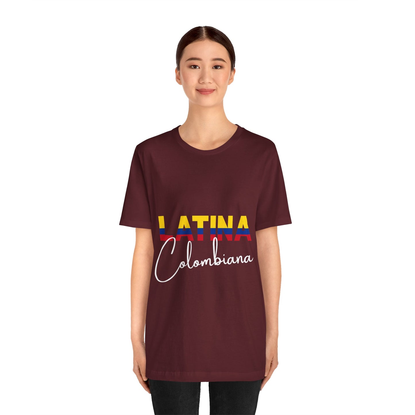 Latina Colombiana, Shirt - Colombian Latina Pride Graphic Tee for Women