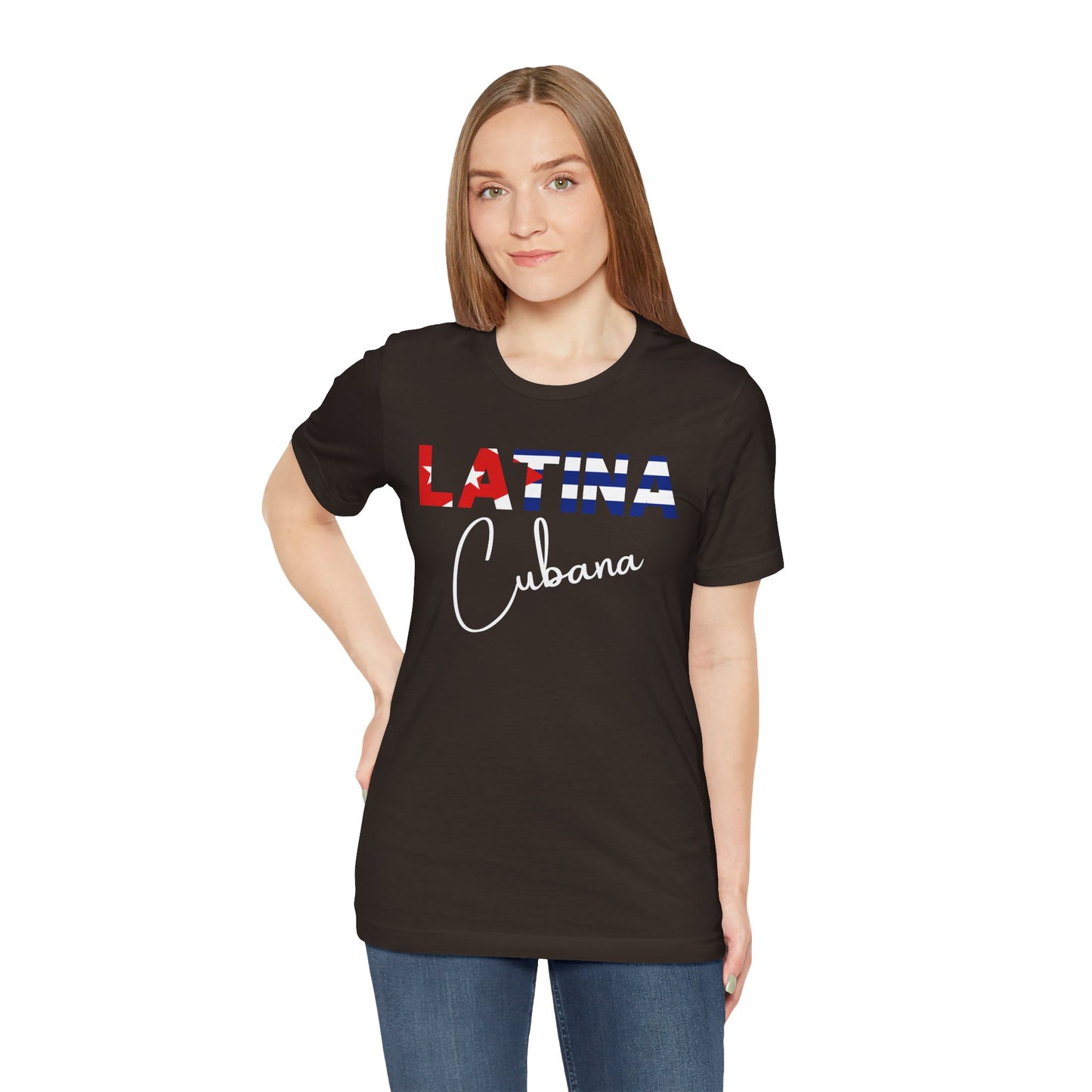 Latina Cubana Shirt | Cuba Latina Pride Graphic Tee for Women