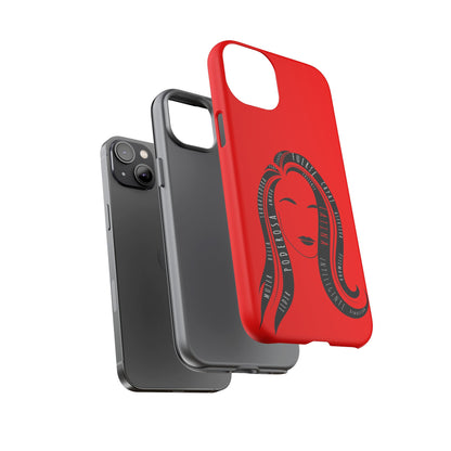 Red Fuerza Latina Tough Phone Case | Latina Empowerment Protective Cover