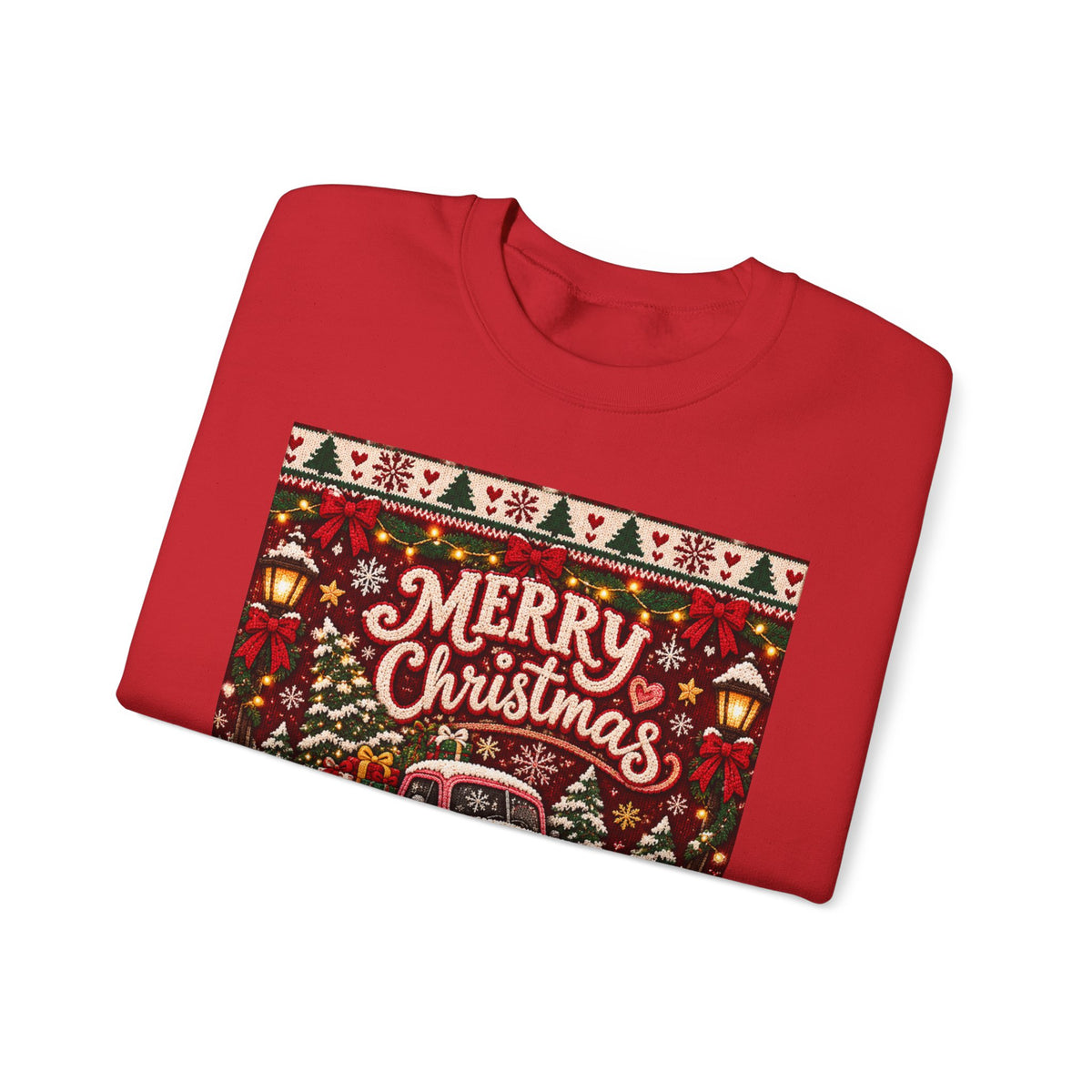 Merry Christmas Vintage Christmas Truck Sweatshirt
