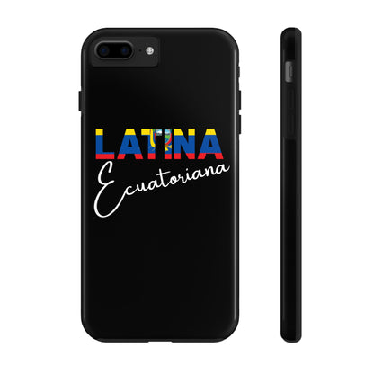 Latina Ecuatoriana Tough iPhone Case | Ecuador Latina Pride Protective Cover
