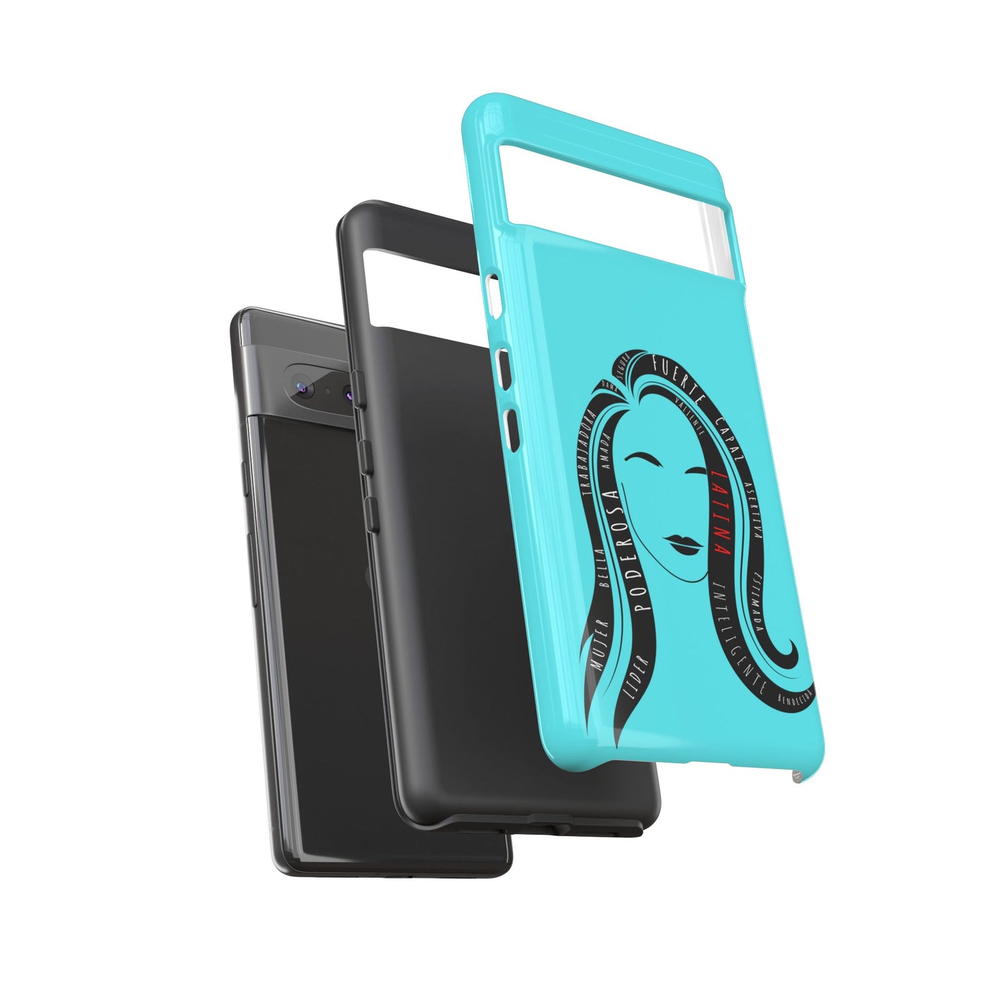 Blue Fuerza Latina Tough Phone Case | Latina Empowerment Protective Cover
