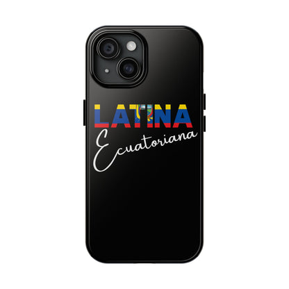 Latina Ecuatoriana Tough iPhone Case | Ecuador Latina Pride Protective Cover