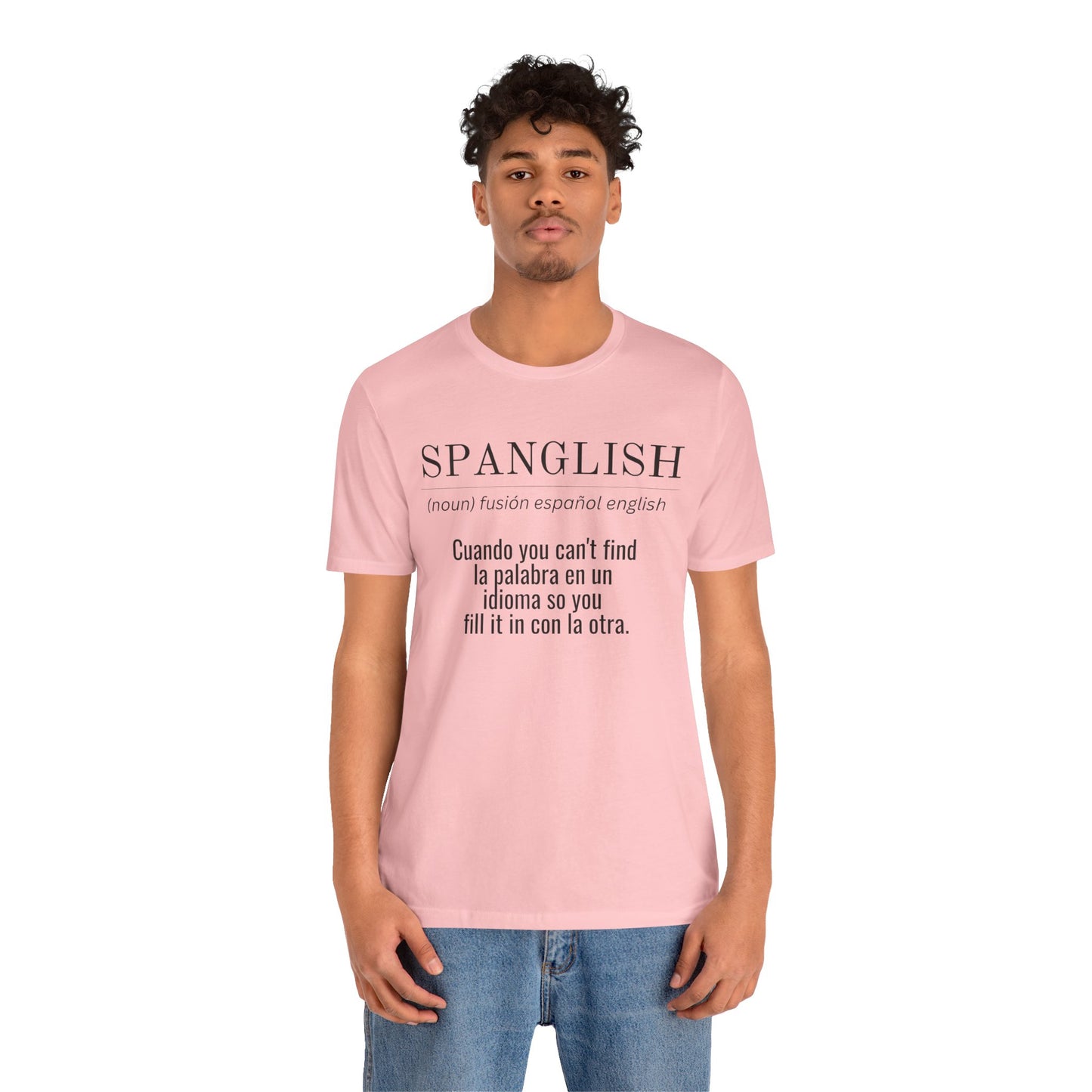Spanglish Definition Shirt | Bilingual Pride Graphic Tee