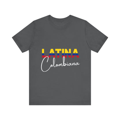 Latina Colombiana, Shirt - Colombian Latina Pride Graphic Tee for Women