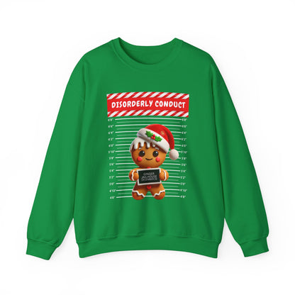 Gingerbread Mugshot Ugly Christmas Sweater