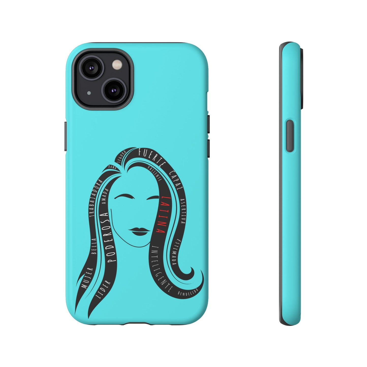 Blue Fuerza Latina Tough Phone Case | Latina Empowerment Protective Cover