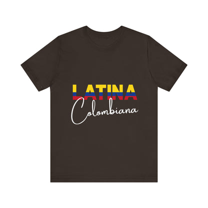 Latina Colombiana, Shirt - Colombian Latina Pride Graphic Tee for Women