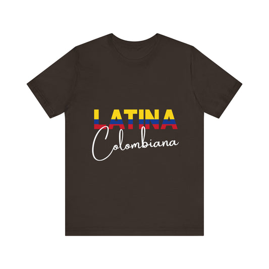 Latina Colombiana, Shirt - Colombian Latina Pride Graphic Tee for Women