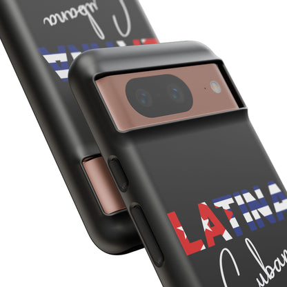 Latina Cubana Tough Phone Case | Cuba Latina Pride Protective Cover
