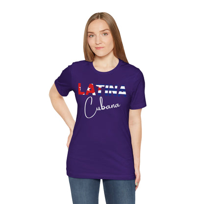 Latina Cubana Shirt | Cuba Latina Pride Graphic Tee for Women