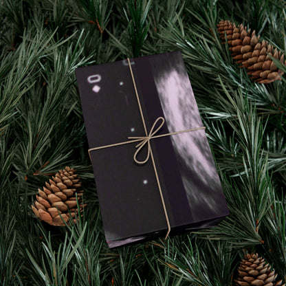 It's a Girl! Baby Announcement Gift Wrap, Unique Baby Shower Wrap, Personalized Sonogram Paper, Fun Pregnancy Reveal, New Parent Gift Wrap