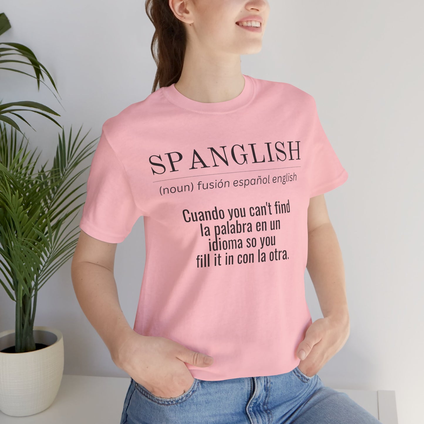 Spanglish Definition Shirt | Bilingual Pride Graphic Tee