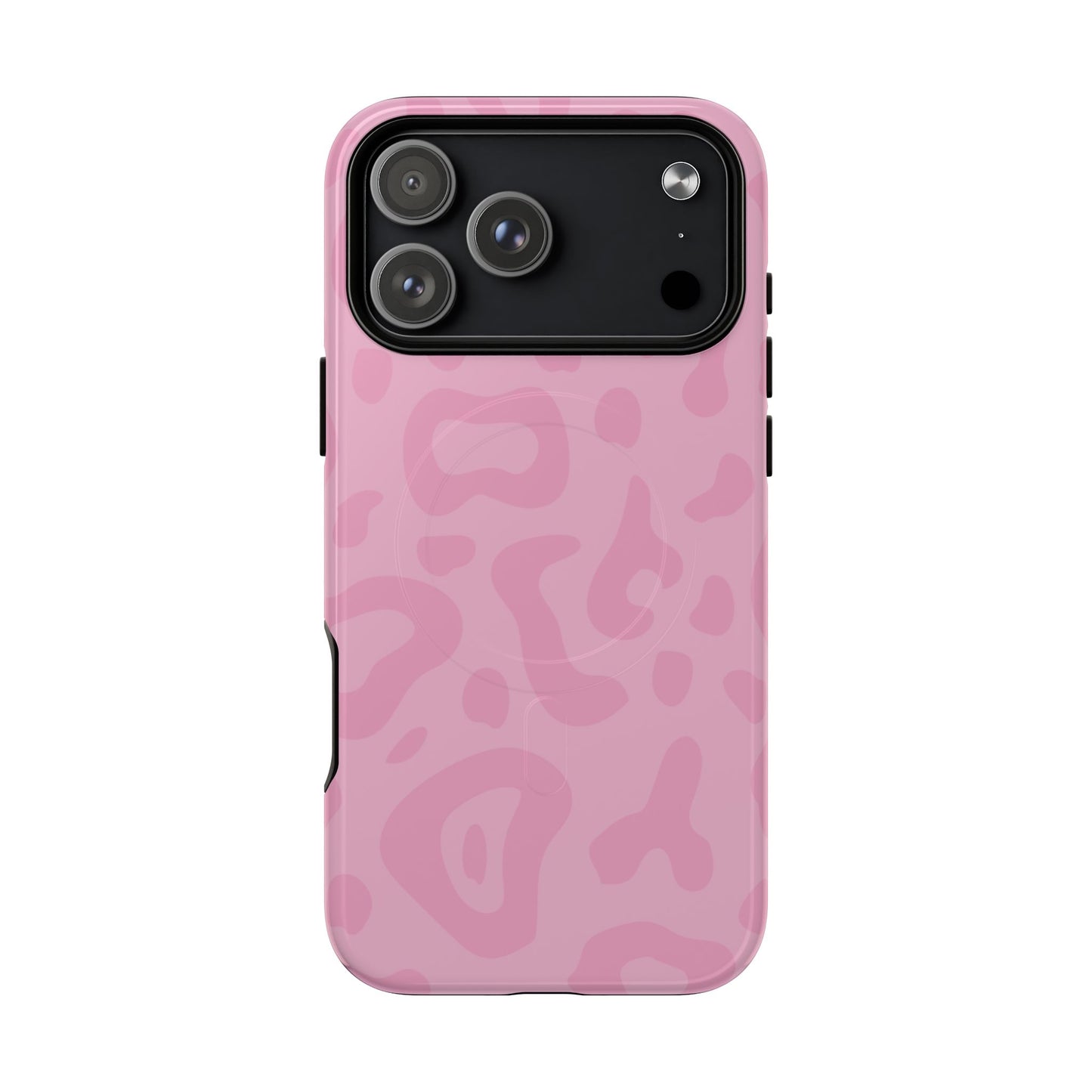 Rosé Wild MagSafe Phone Case — Pink Leopard Pattern Tough Protective Cover
