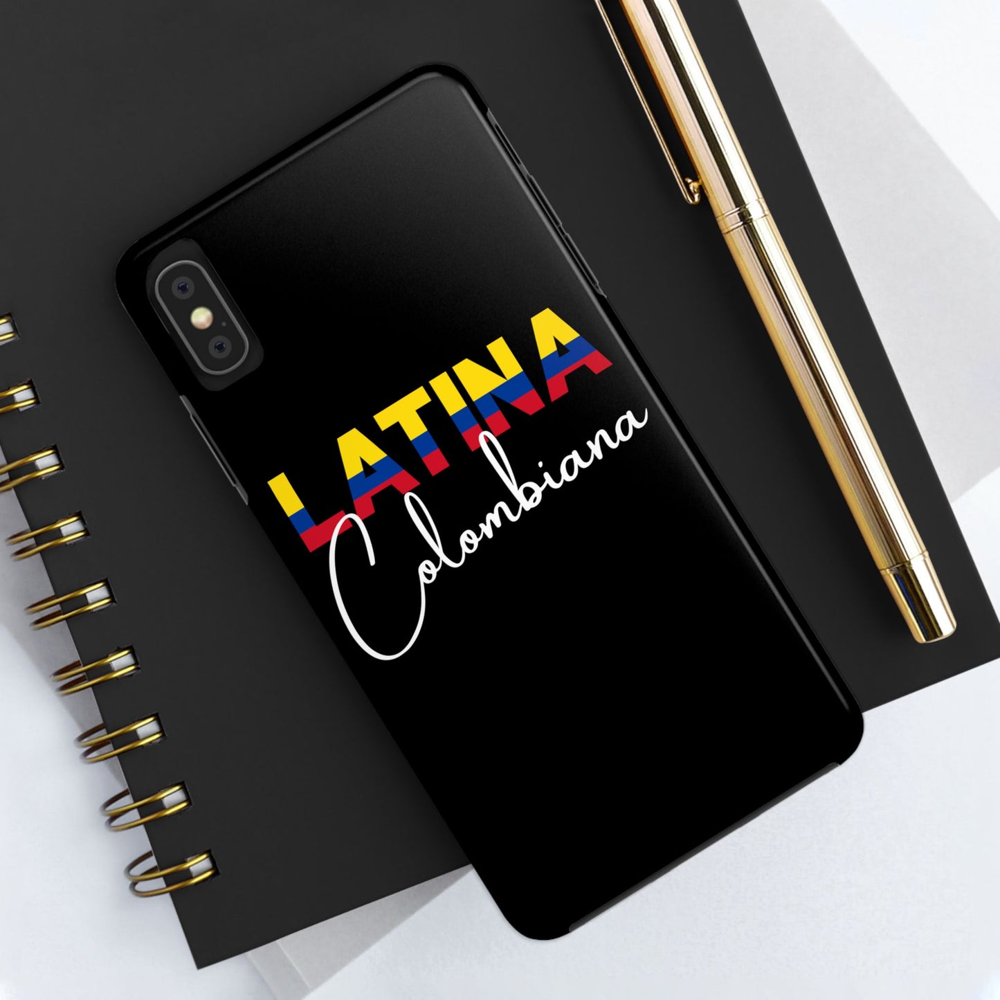 Latina Colombiana Tough iPhone Case | Colombia Latina Pride Protective Cover