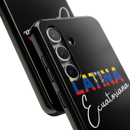 Latina Ecuatoriana Tough iPhone Case | Ecuador Latina Pride Protective Cover