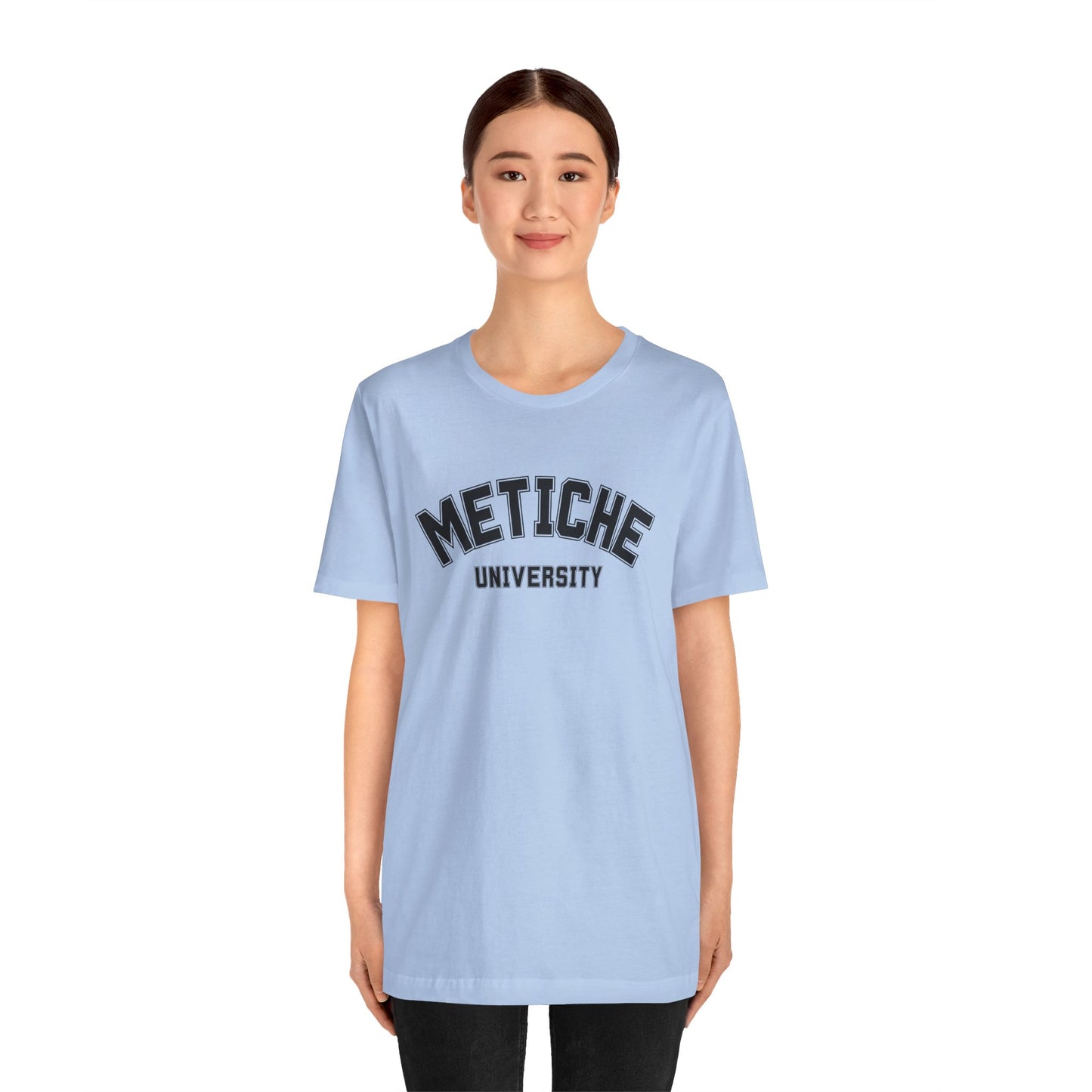 Metiche University Shirt | Funny Latina Graphic Tee