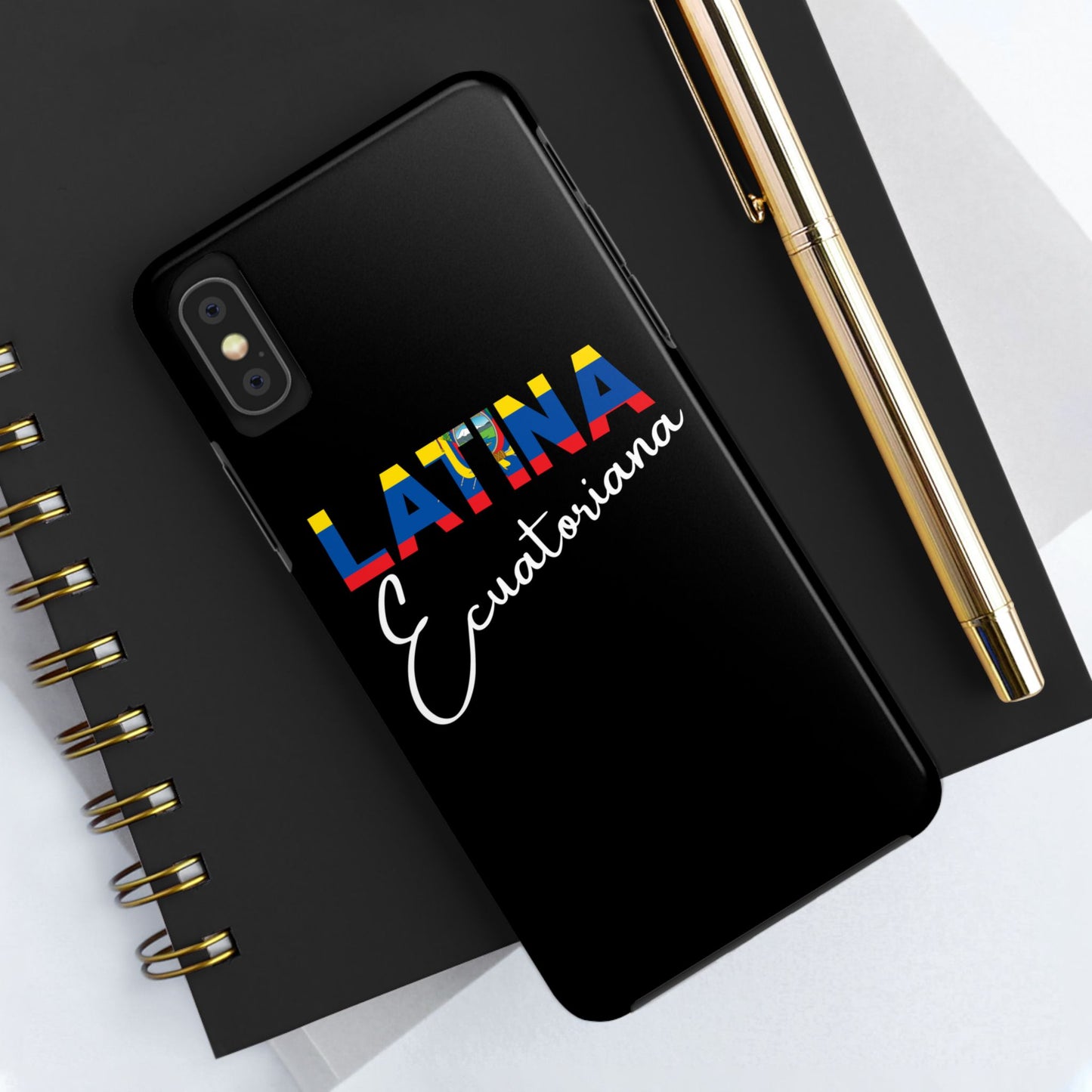 Latina Ecuatoriana Tough iPhone Case | Ecuador Latina Pride Protective Cover