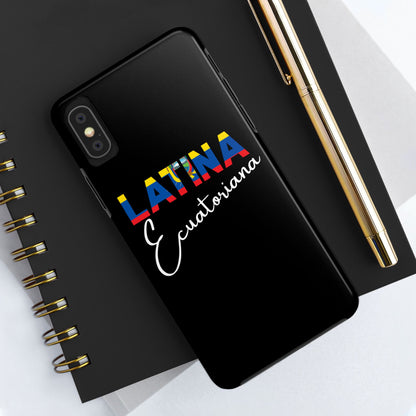 Latina Ecuatoriana Tough iPhone Case | Ecuador Latina Pride Protective Cover