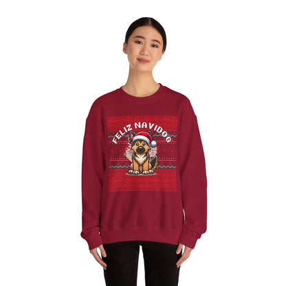 Copy of Feliz Navidog Ugly Christmas Sweater- German Shepherd