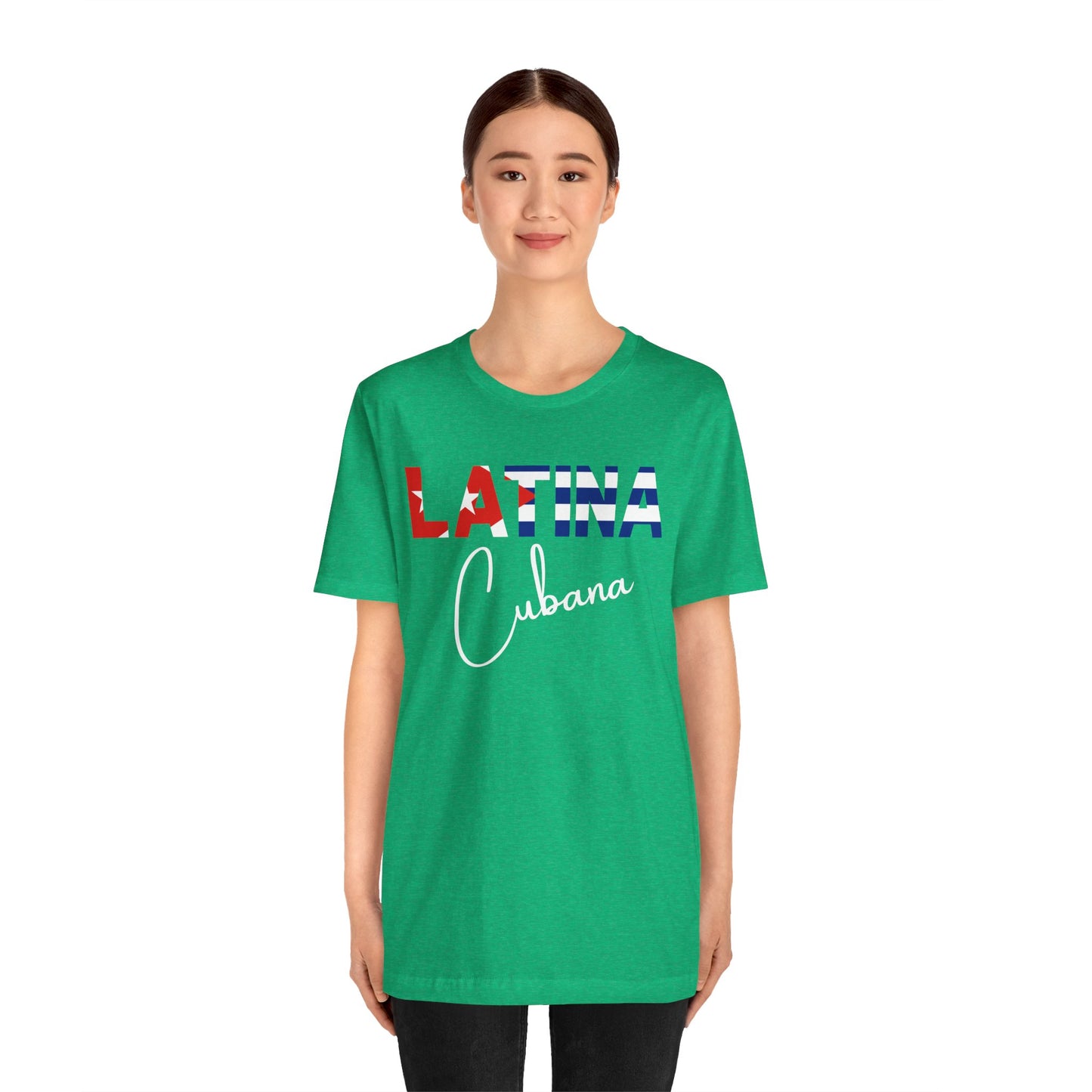 Latina Cubana Shirt | Cuba Latina Pride Graphic Tee for Women