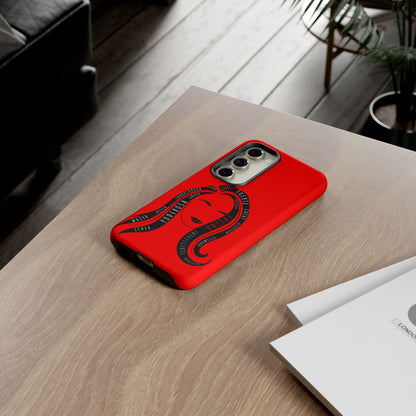 Red Fuerza Latina Tough Phone Case | Latina Empowerment Protective Cover