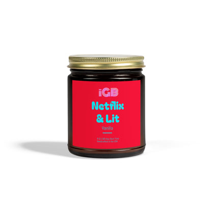 Netflix & Lit, Candle (4oz, 9oz)