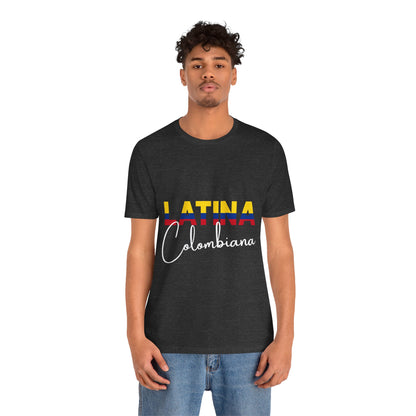 Latina Colombiana, Shirt - Colombian Latina Pride Graphic Tee for Women