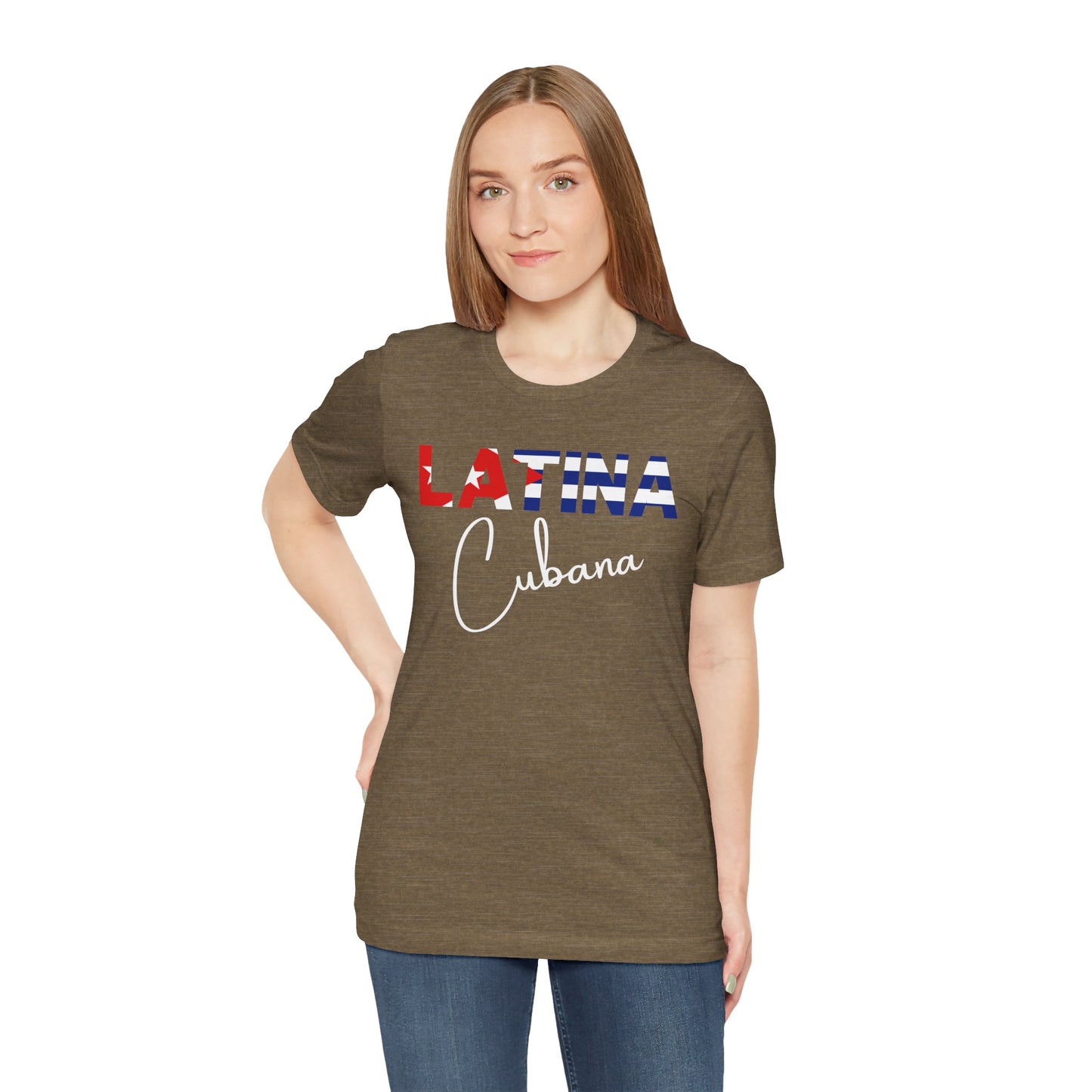 Latina Cubana Shirt | Cuba Latina Pride Graphic Tee for Women