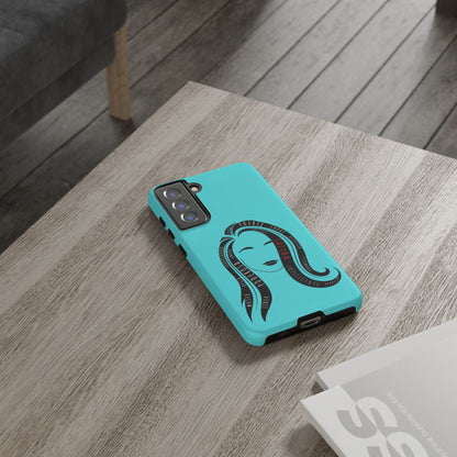 Blue Fuerza Latina Tough Phone Case | Latina Empowerment Protective Cover