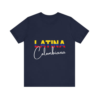 Latina Colombiana, Shirt - Colombian Latina Pride Graphic Tee for Women